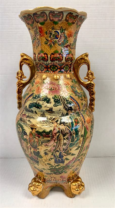 vintage asian porcelain|antique japanese vases.